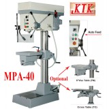 Máy khoan bàn tự động ăn phôi hiệu KTK MPA-40, khoan bàn 40mm motor 3HP (2.2KW) Đài Loan